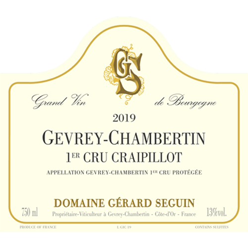 Gevrey-Chambertin 1er Cru Craipillot