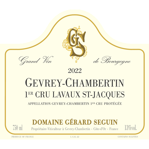 Gevrey-Chambertin 1er Cru Lavaux-St-Jacques